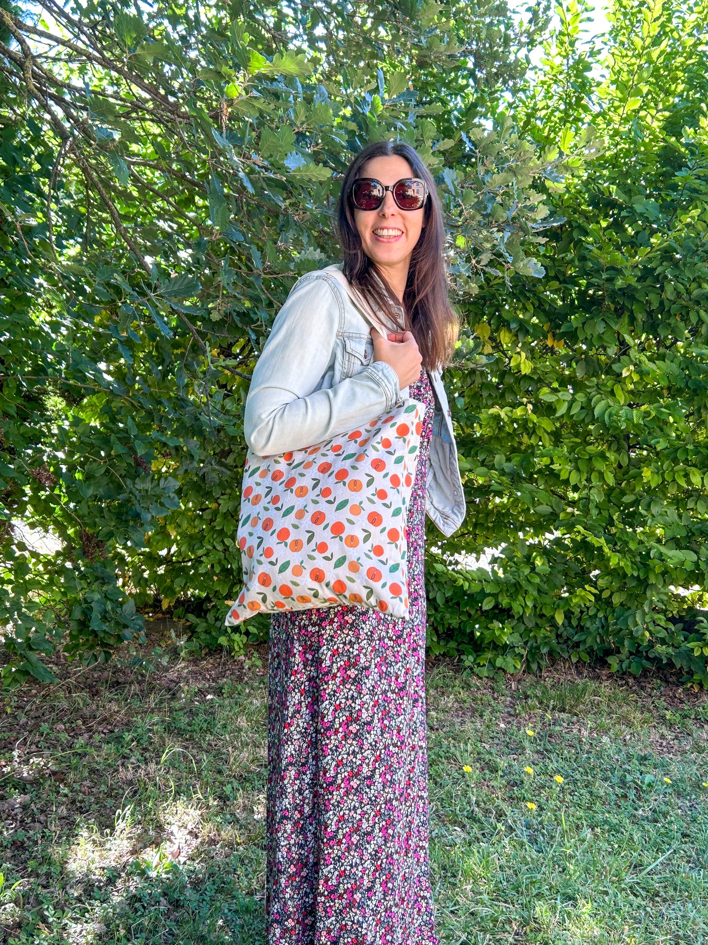 Tote Bag La Renversante – Velours / L'Abricotée