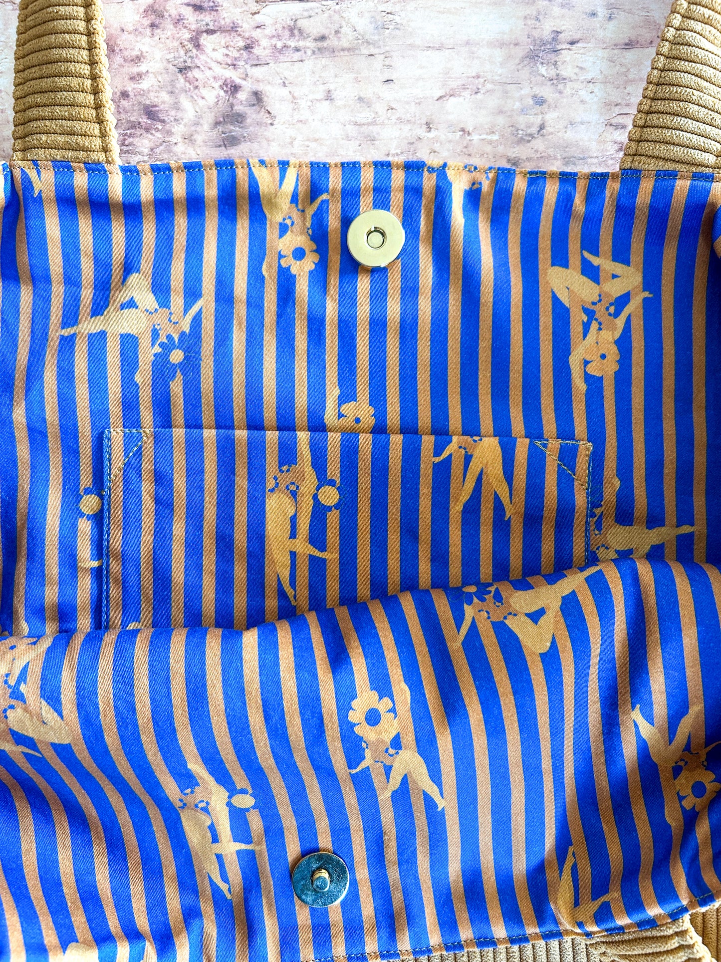 Cabas La Culottée – Brodée “Nos bodies are perfect” - Velours / L'Aérienne