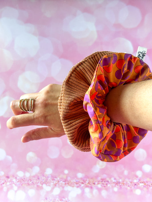 Pochon L'Intrépide – Velours brun / L'Équilibriste