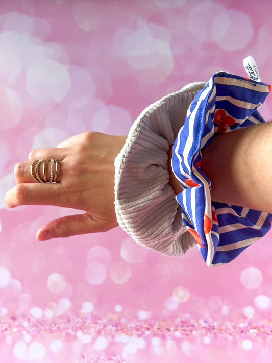 Pochon L'Intrépide – Velours beige / La Moussaillonne