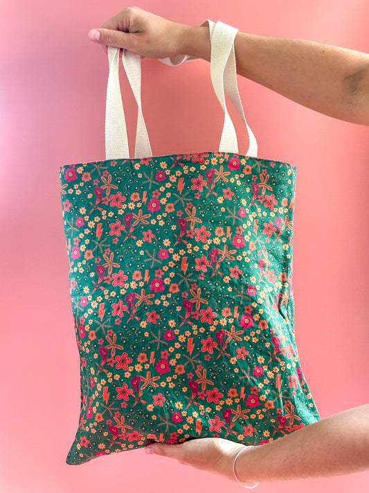Tote Bag La Renversante – Velours / La Puissante (Verte)