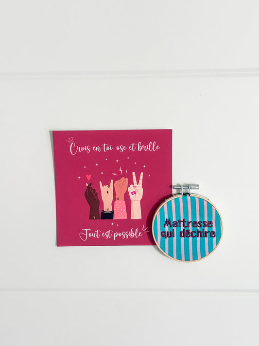 Mini cercle aimanté La Magnétique - Maîtresse 02