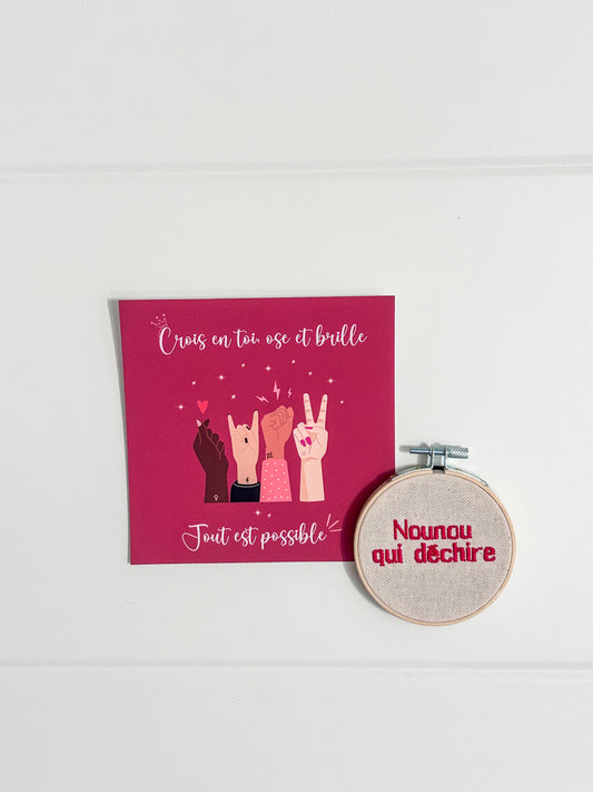 Mini cercle aimanté La Magnétique - Nounou 01