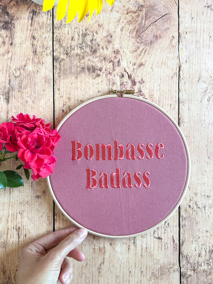 Cercle à broder La Libérée - Bombasse Badass