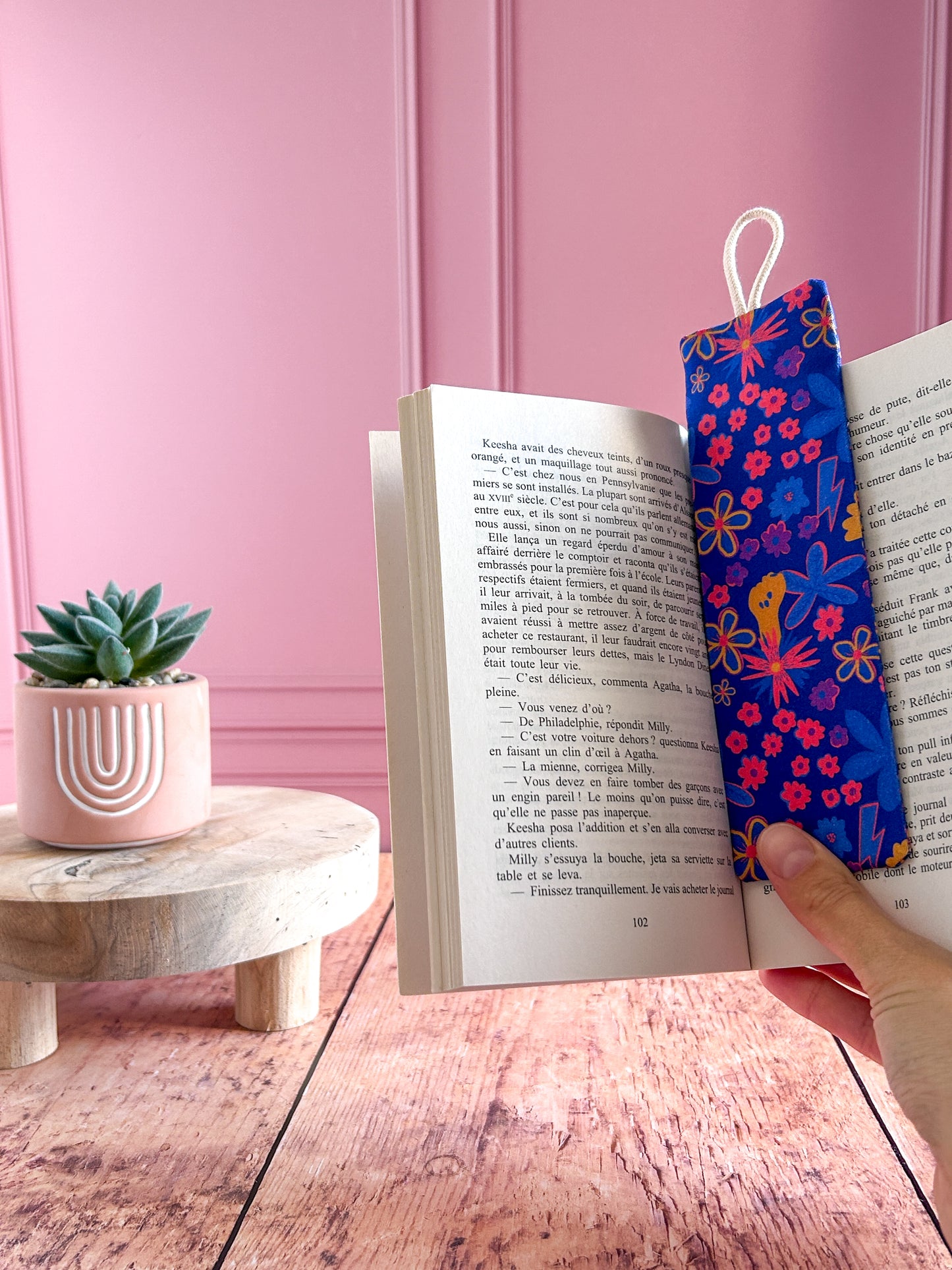 Marque-page La Passionnée - La Puissante (Bleu)