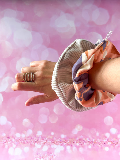 Pochon L'Intrépide – Velours beige / La Plurielle