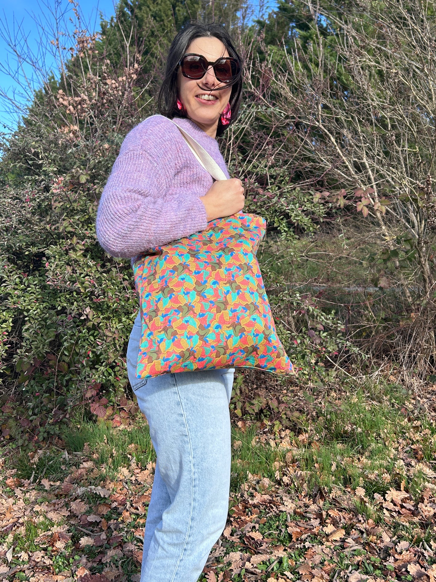 Tote Bag La Renversante – Velours / L'Enlacée