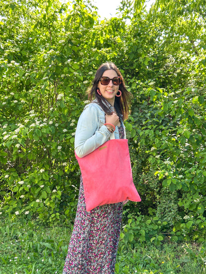 Tote Bag La Renversante – Velours / La Puissante (Verte)