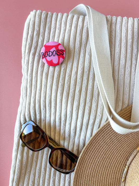 Badge brodé - Badass 4.5cm