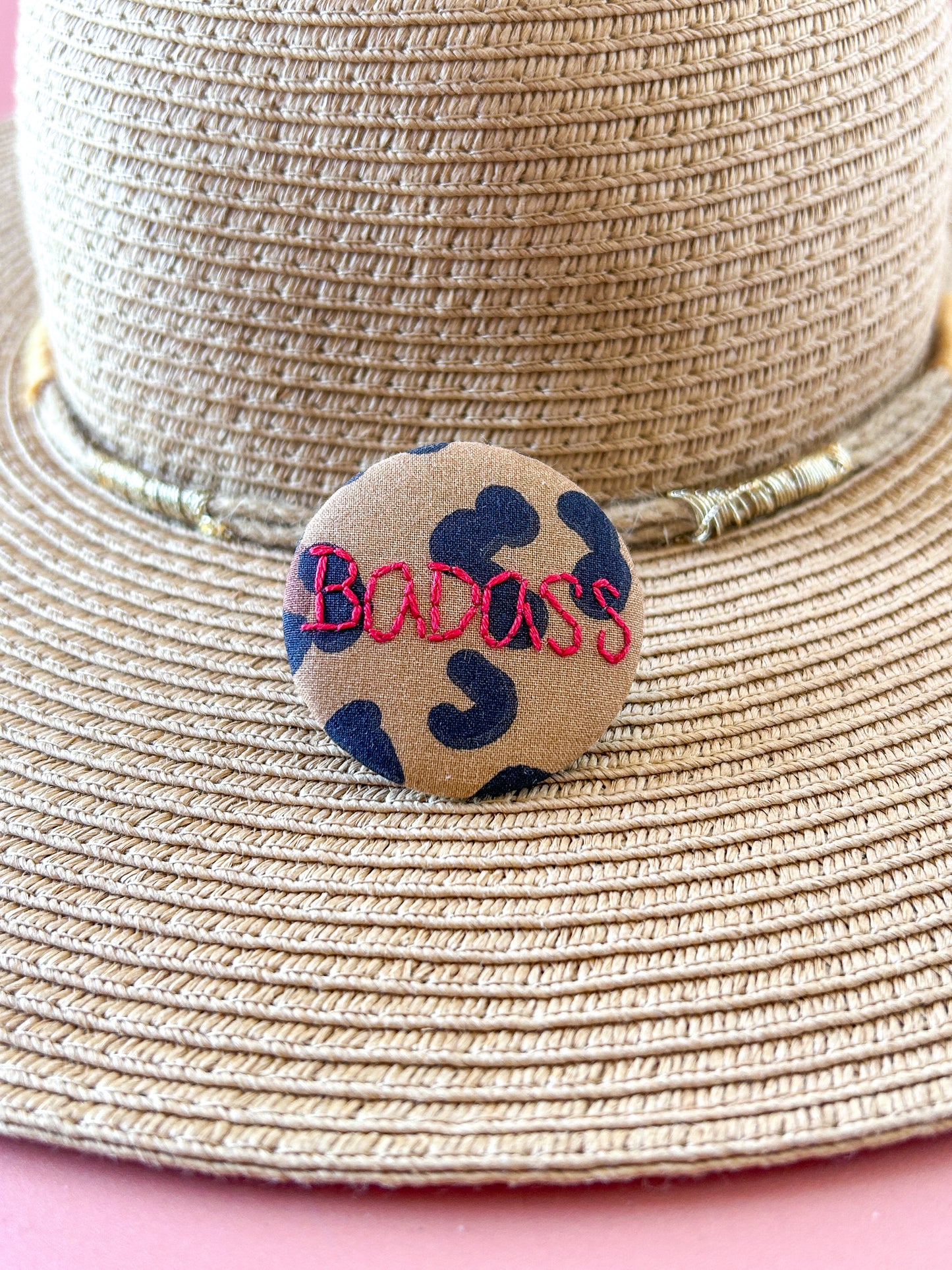 Badge brodé - Badass 4.5cm