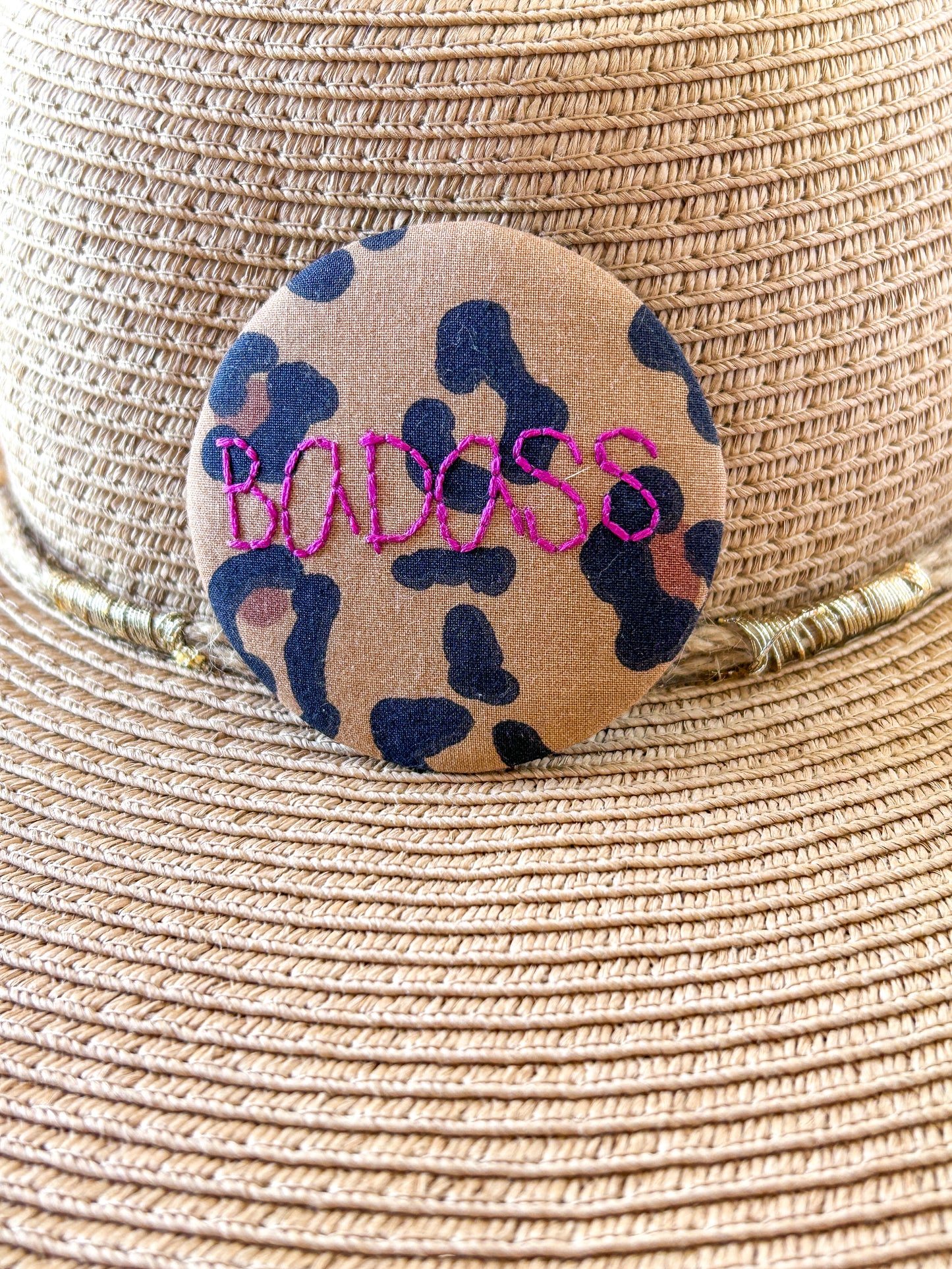 Badge brodé - Badass 6.5cm
