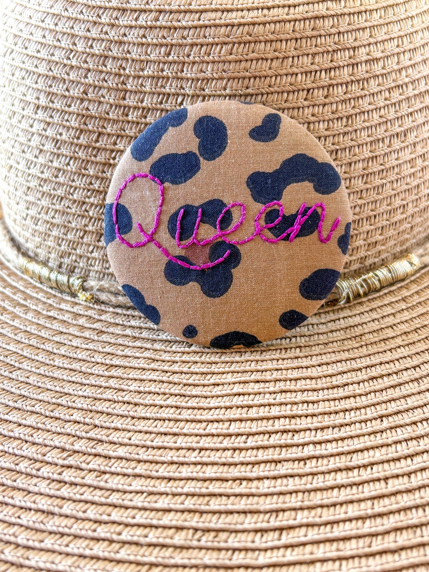 Badge brodé - Queen 6.5cm